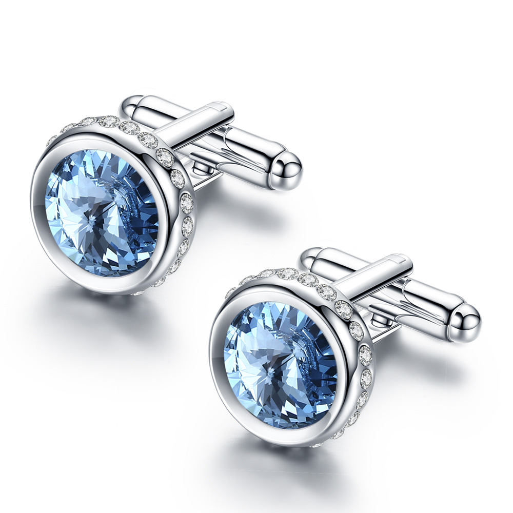 Men'S Grooming Day - PINANNIE Men's Crystal Cufflinks for Wedding,