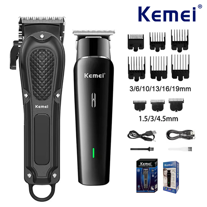 Mens Grooming Tools - Kemei Electric Hair Clipper Set UBS