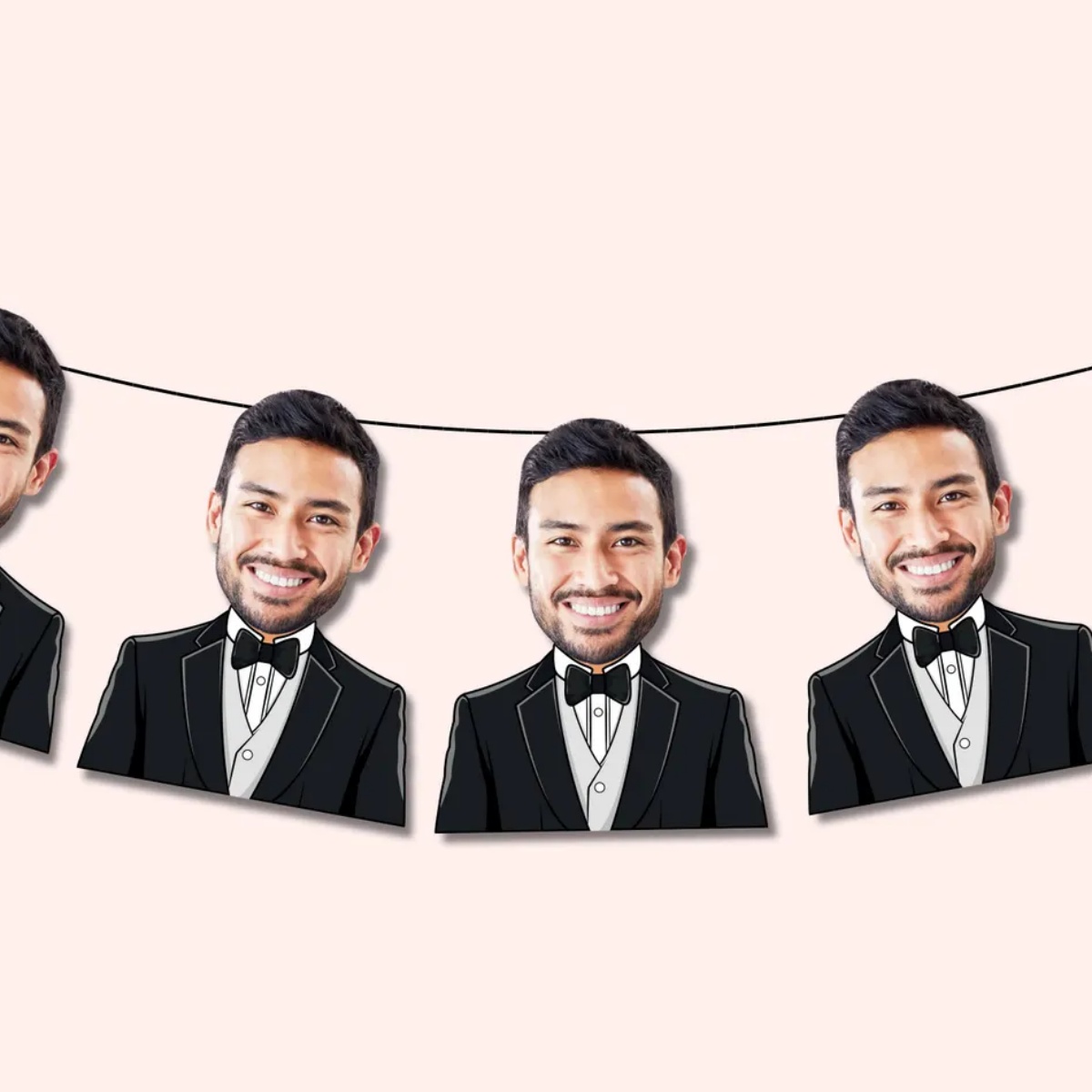 Men'S Grooming Day - Groom Face Banner | Bachelor Party