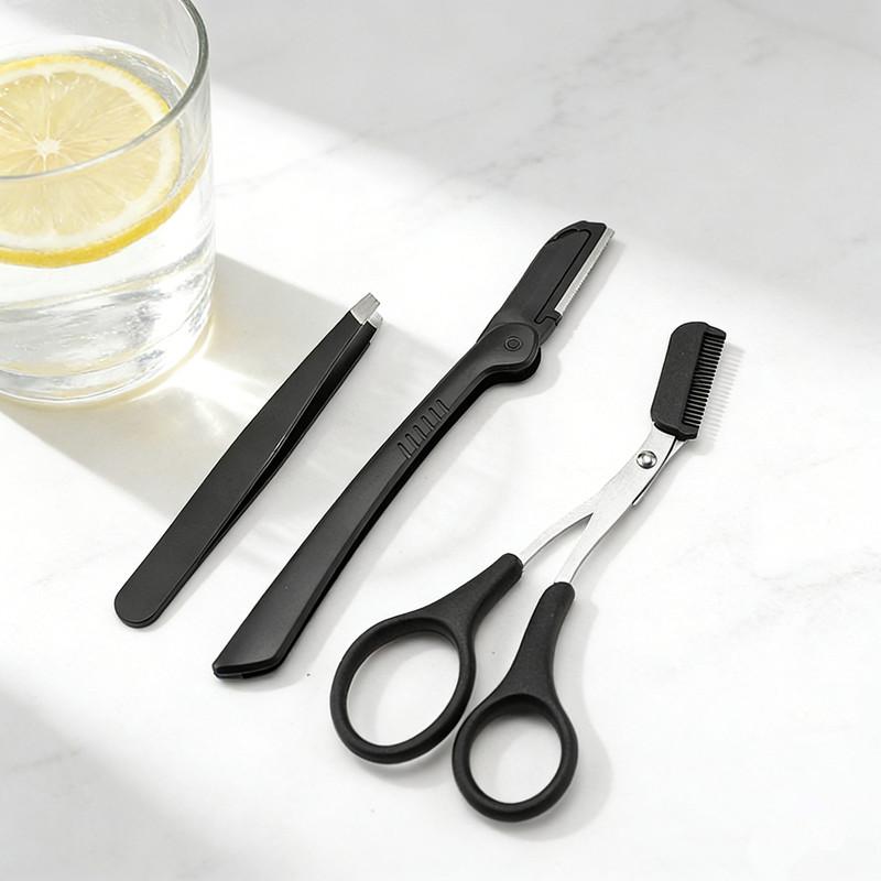 Grooming Men'S Eyebrows - 3pcs Set Eyebrow Kit For Women