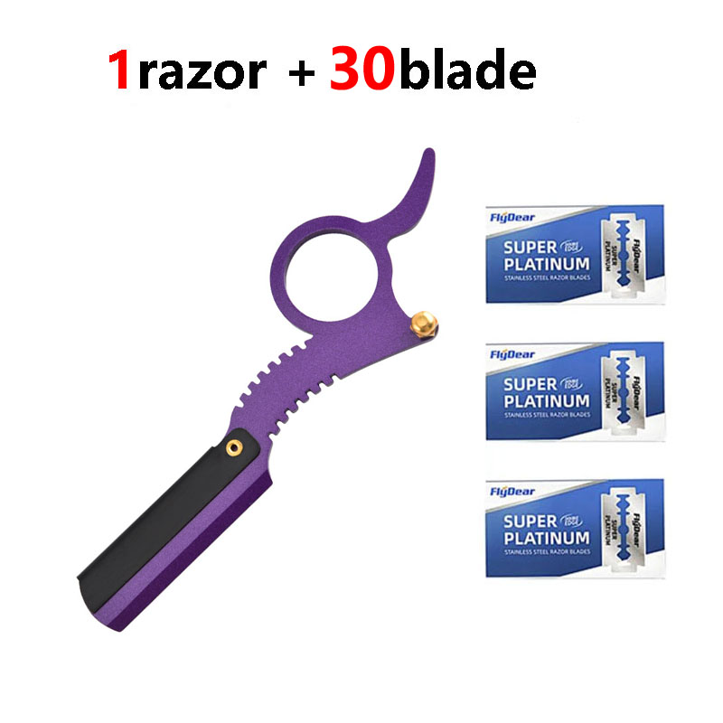 Grooming Men'S Eyebrows - Vintage Manual Ring-Shaped Razor Holder -