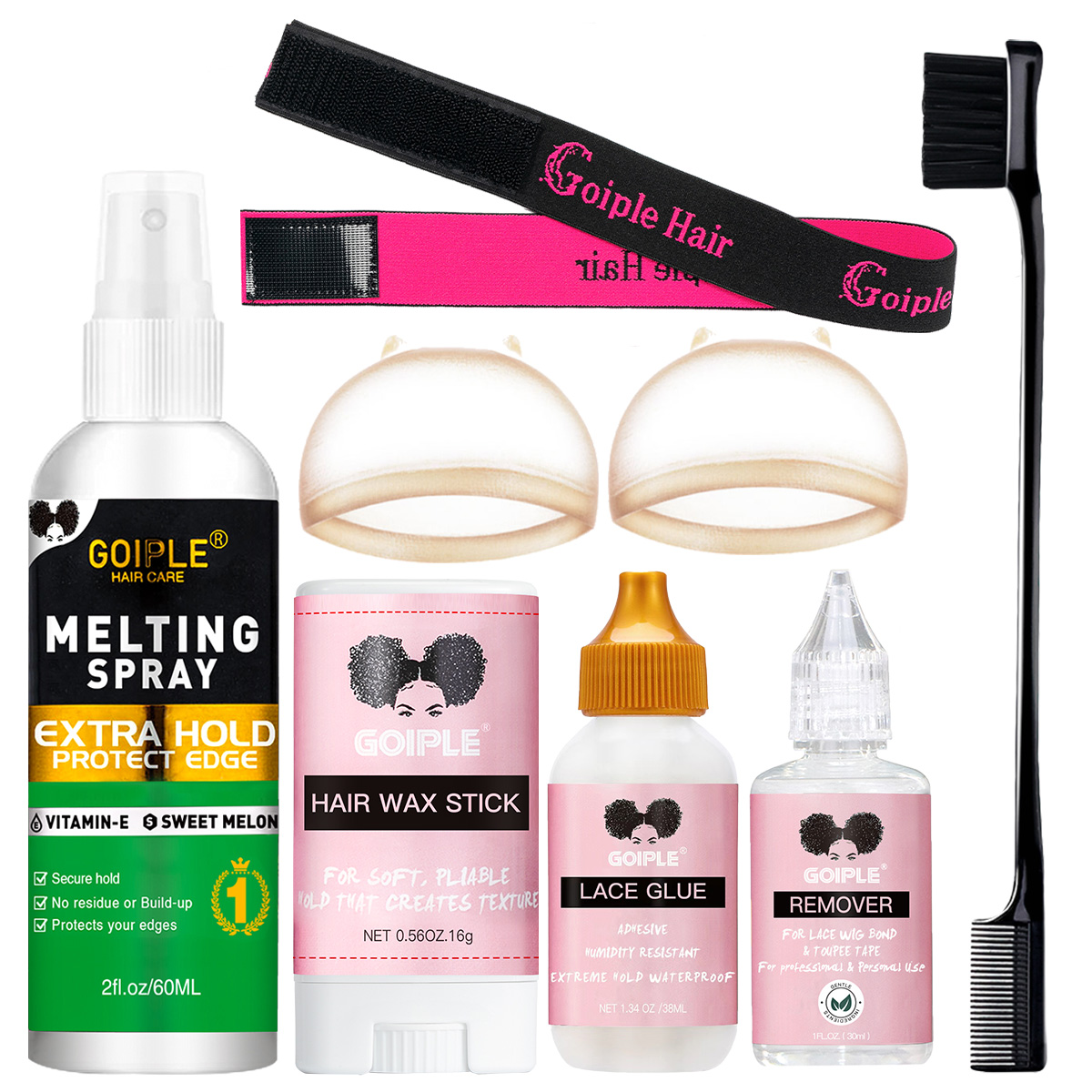 GOIPLE Lace Wig Melting Spray  - đánh giá và giá Hair Wax Stick