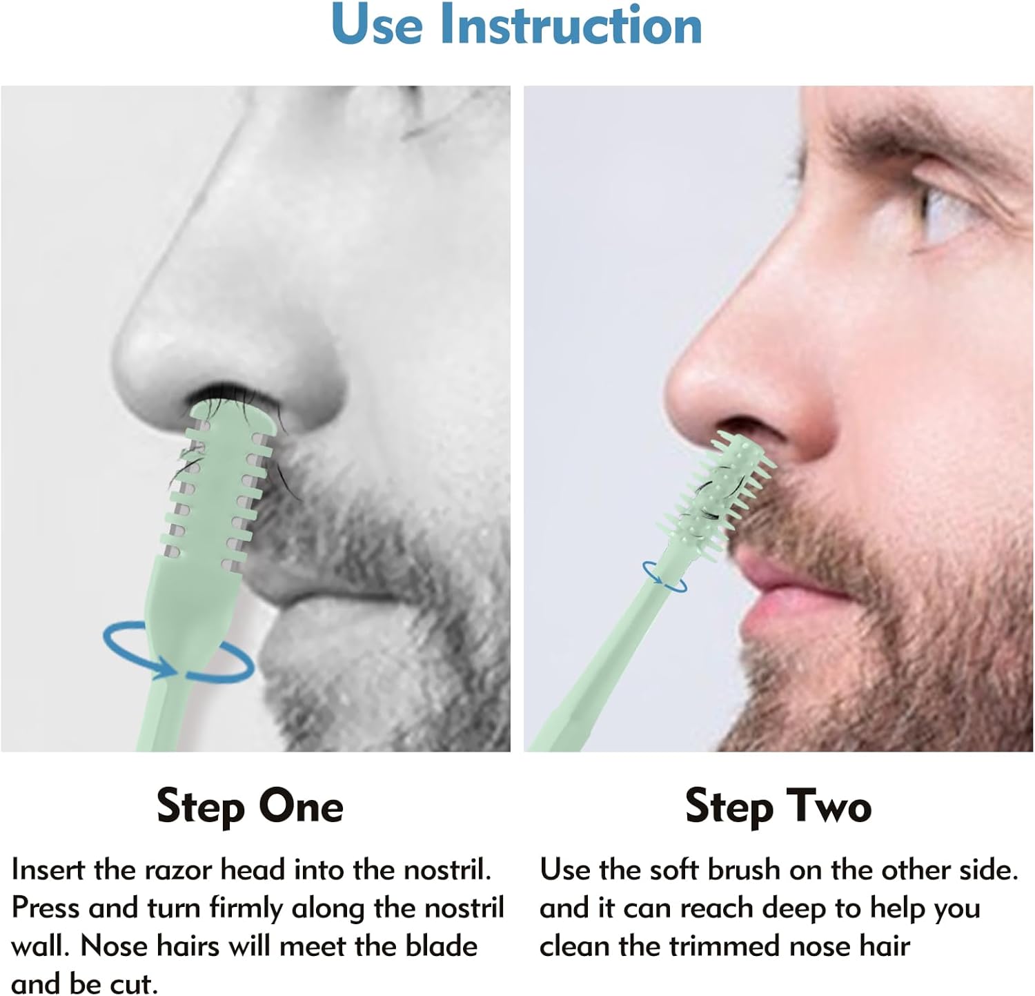 5/20/50Pcs 2-in-1 Nasal Cutter - đánh giá và giá Mens Grooming Tools