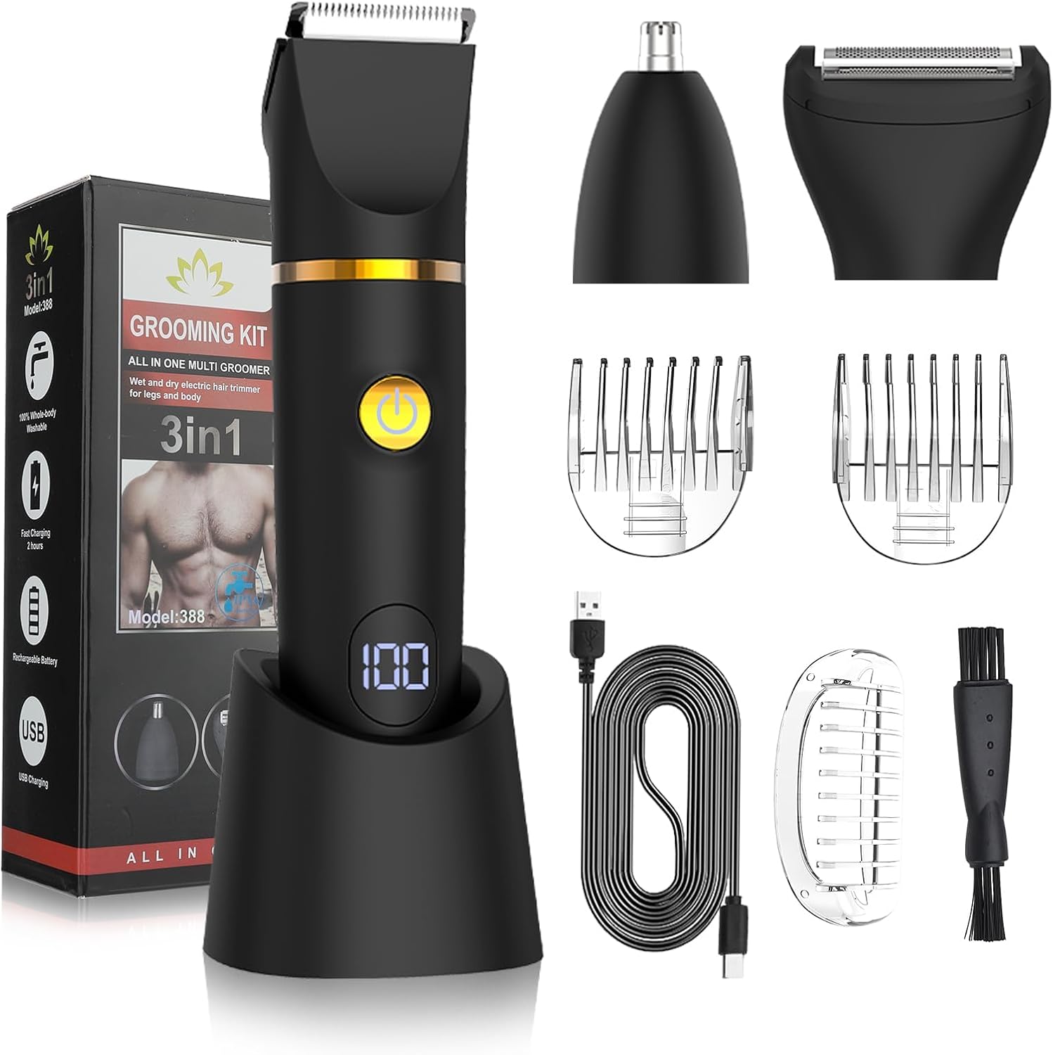 Body Trimmer for Men Woman, 3  - đánh giá và giá Grooming Men'S Eyebrows