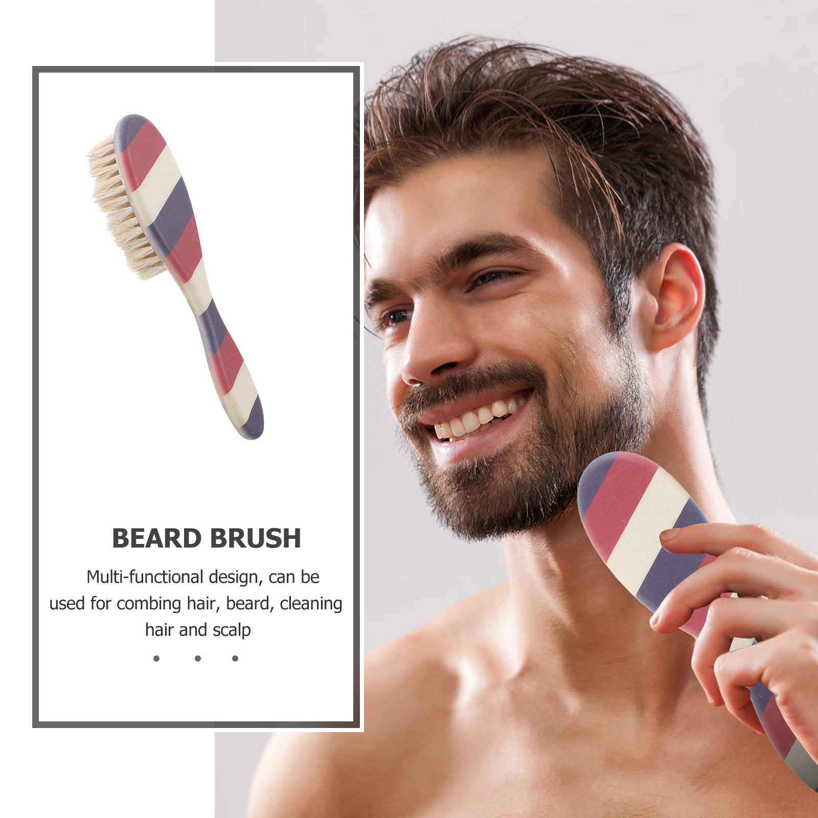 Professional Salon Beard Brush - đánh giá và giá Mens Grooming Tools
