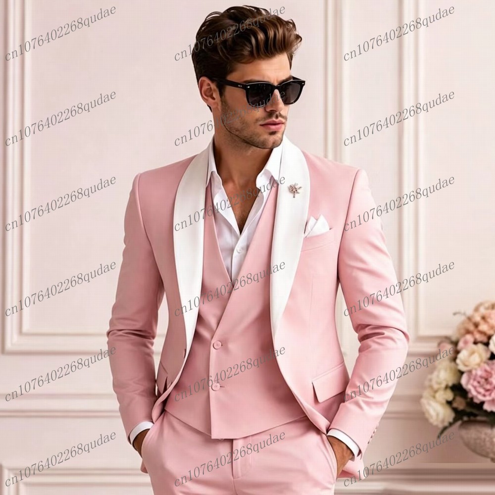 White Collar Pink Formal Men S - đánh giá và giá Men'S Grooming For Wedding