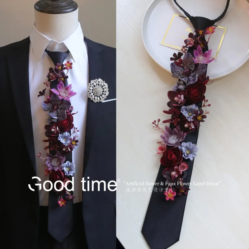 Tie flower simulation flower,  - đánh giá và giá Men'S Grooming Day