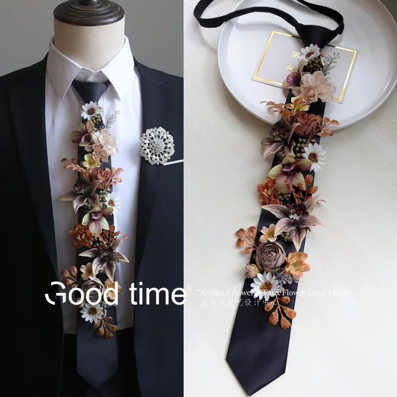 Tie flower simulation flower,  - đánh giá và giá Men'S Grooming Day