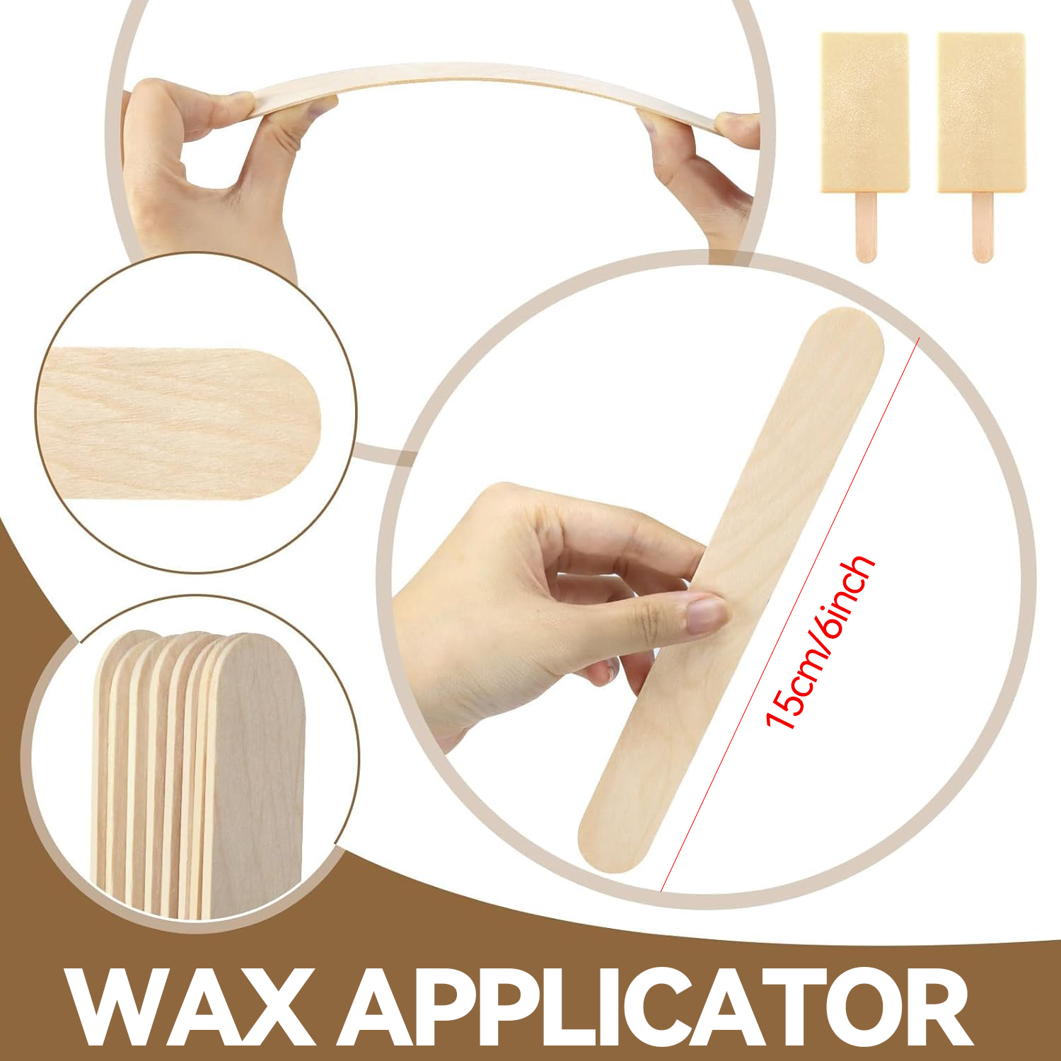 10Pcs Disposable Natural Woode - đánh giá và giá Hair Wax Stick