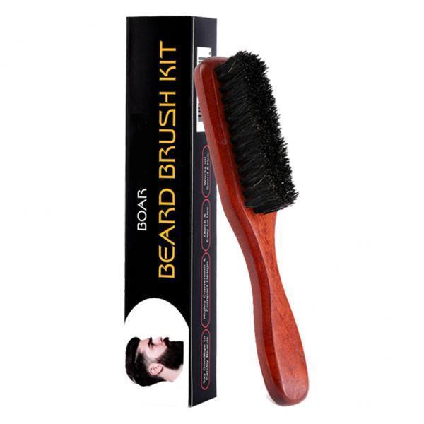 Soft Wooden Beard Brush Men Gr - đánh giá và giá Men'S Grooming Barbershop