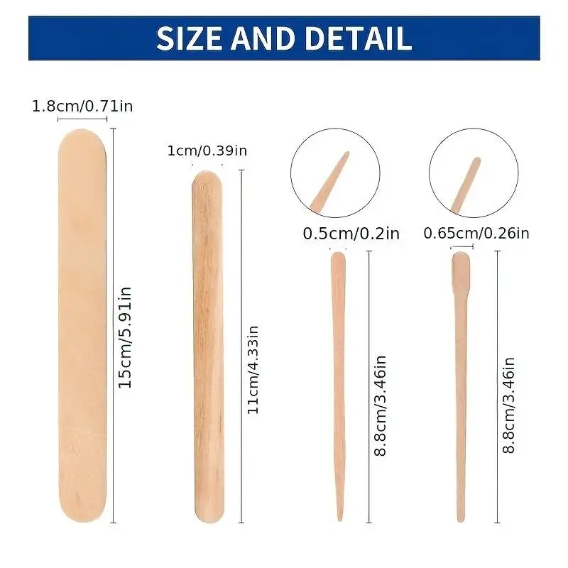 Woman Wooden Hair Removal Stic - đánh giá và giá Hair Wax Stick