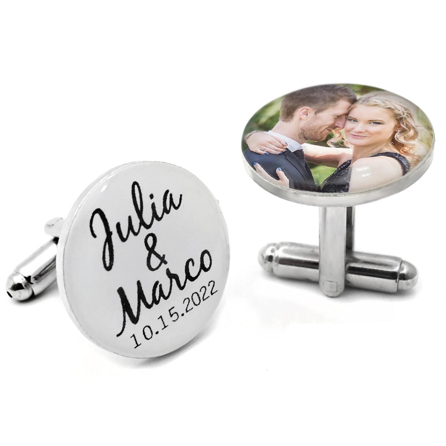 Personalised Photo Cufflinks M - đánh giá và giá Men'S Grooming For Wedding