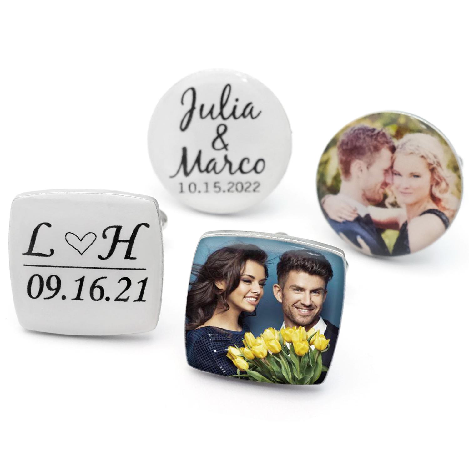 Personalised Photo Cufflinks M - đánh giá và giá Men'S Grooming For Wedding