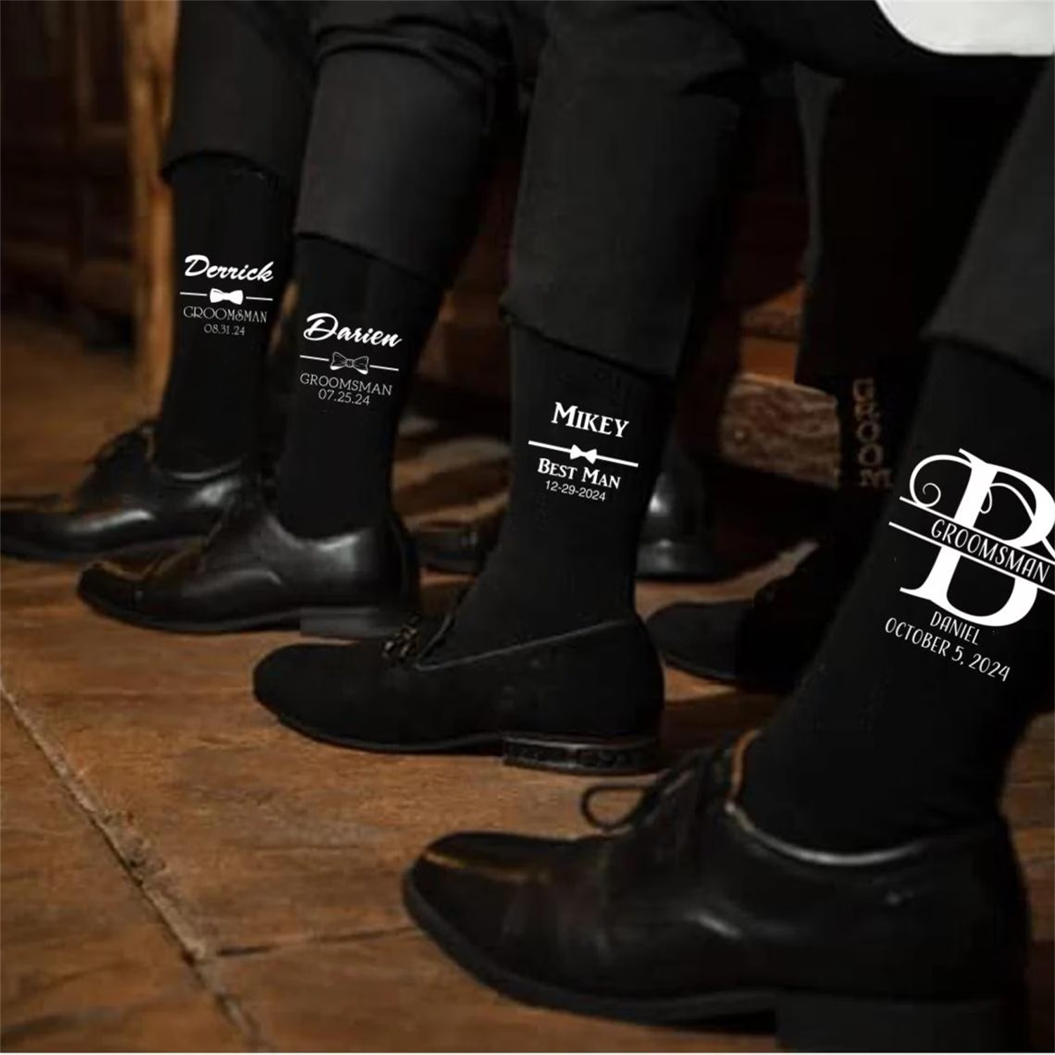 Groomsmen Socks for Wedding, D - đánh giá và giá Men'S Grooming Day