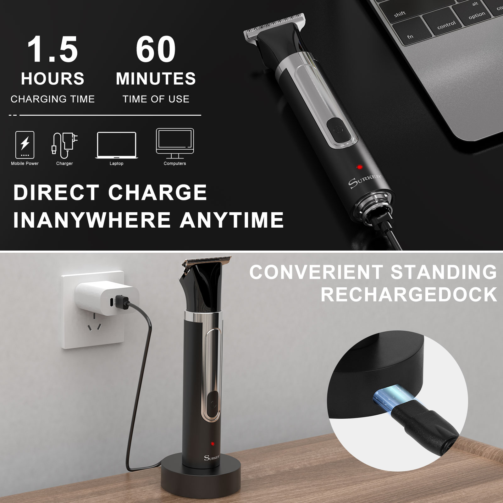 Surker 4-in-1 Shaver for Men G - đánh giá và giá Grooming Men'S Eyebrows