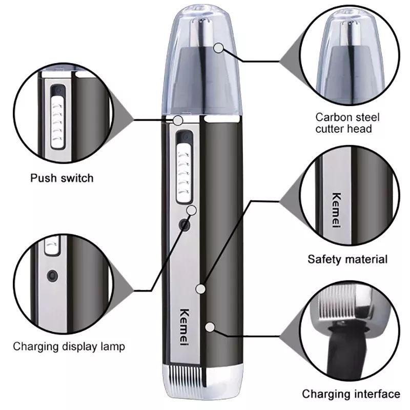 Kemei Rechargeable Electric Al - đánh giá và giá Men'S Grooming Ear Hair