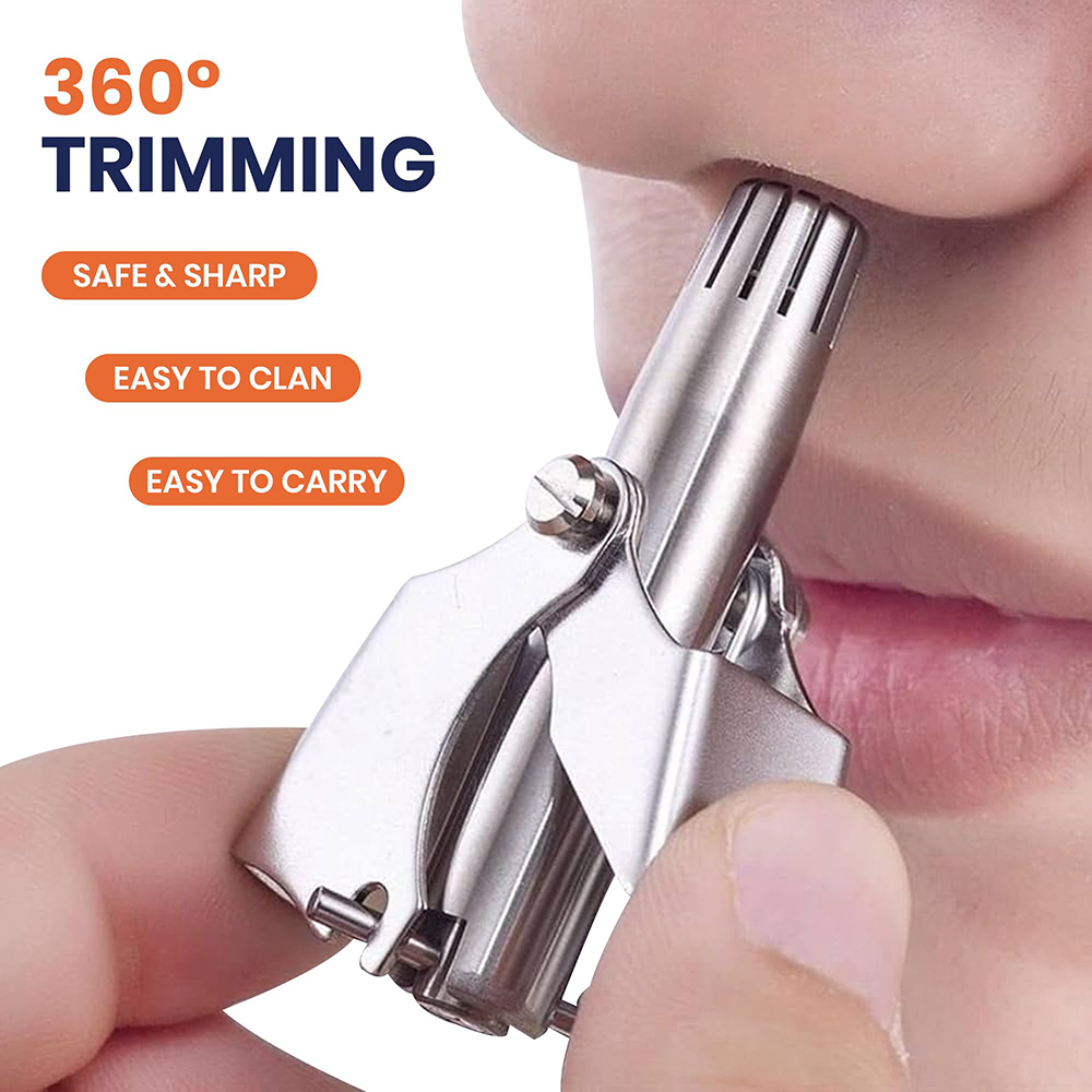 Portable Stainless Steel Manua - đánh giá và giá Men'S Grooming Ear Hair