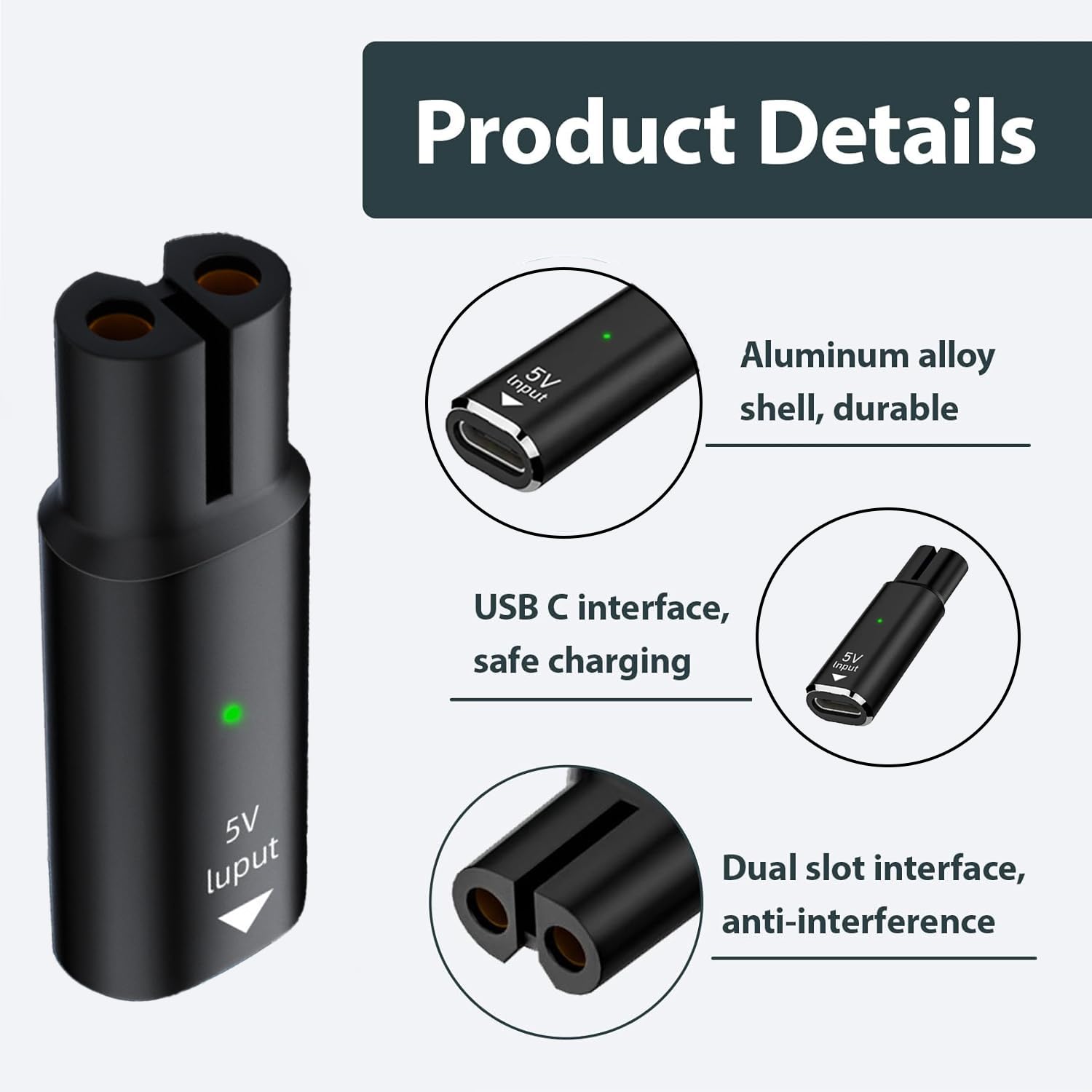 5V 15V USB Type C Charging Ada - đánh giá và giá Men'S Grooming Tape