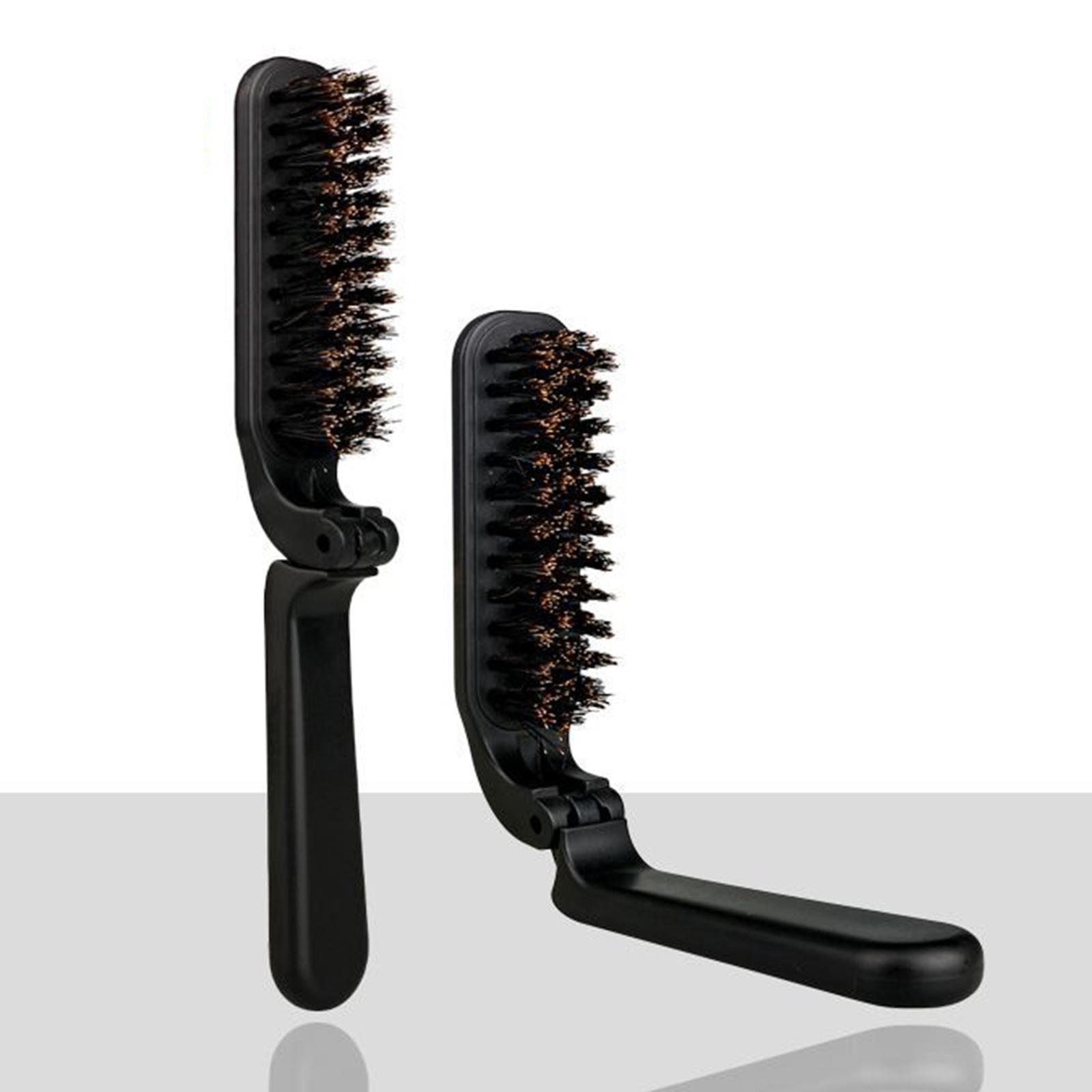 Black Stylish Beard Brush Fold - đánh giá và giá Men'S Grooming Barbershop