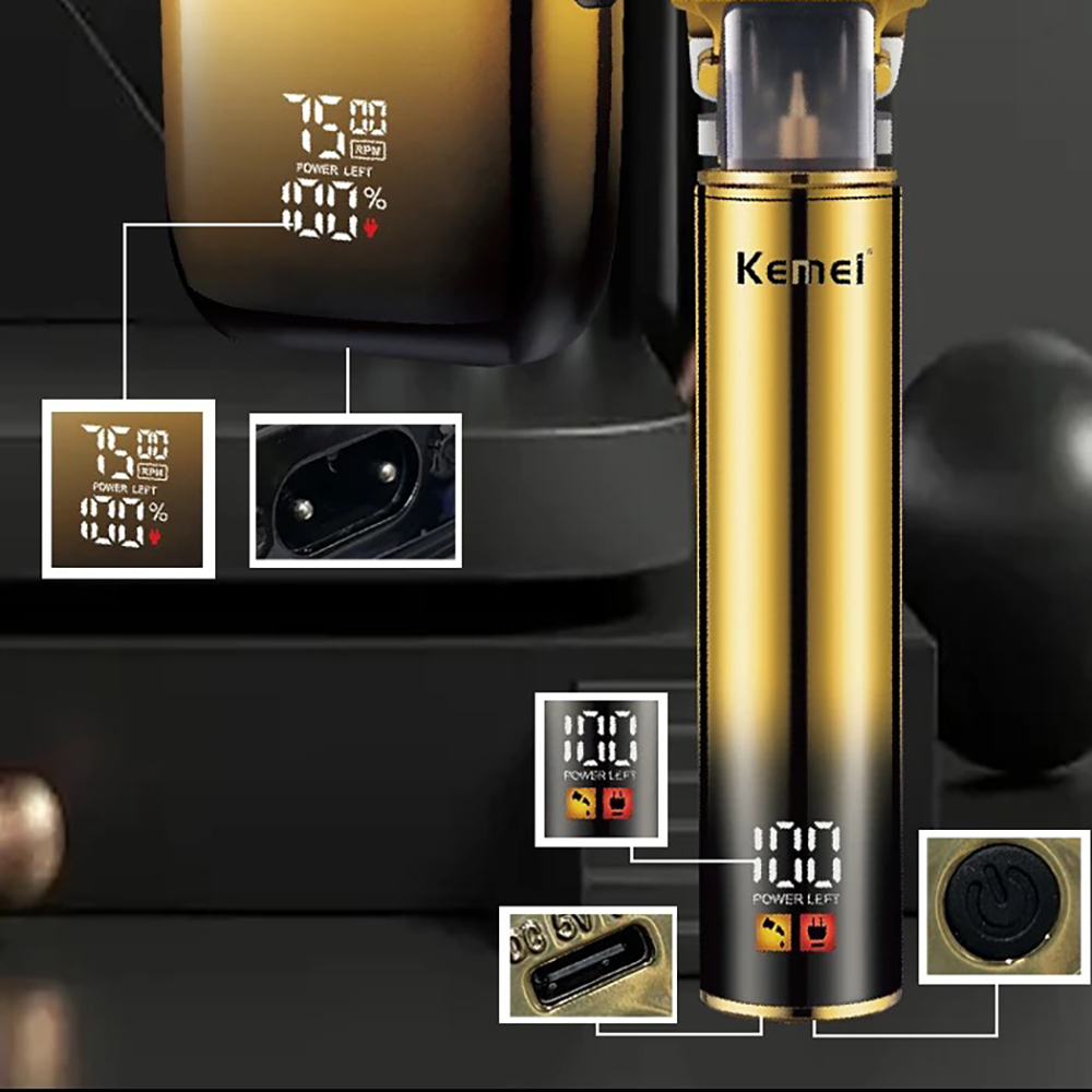 Kemei Hair Trimmer Electric Ra - đánh giá và giá Grooming Men'S Eyebrows