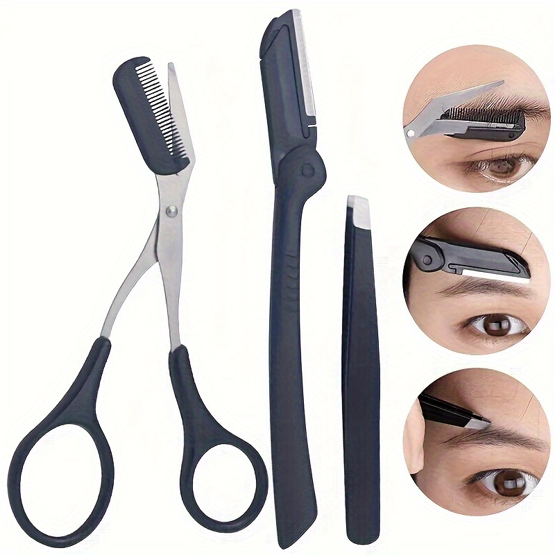 3pcs Set Eyebrow Kit For Women - đánh giá và giá Grooming Men'S Eyebrows