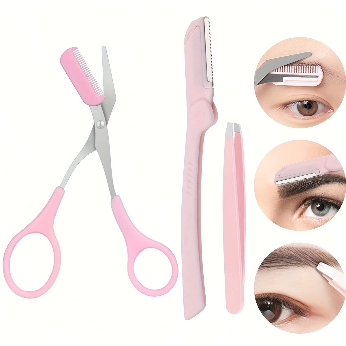3pcs Set Eyebrow Kit For Women - đánh giá và giá Grooming Men'S Eyebrows